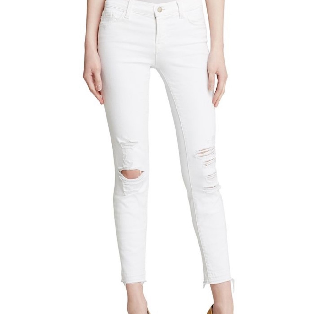 j brand cropped “demented” jeans. size 25.